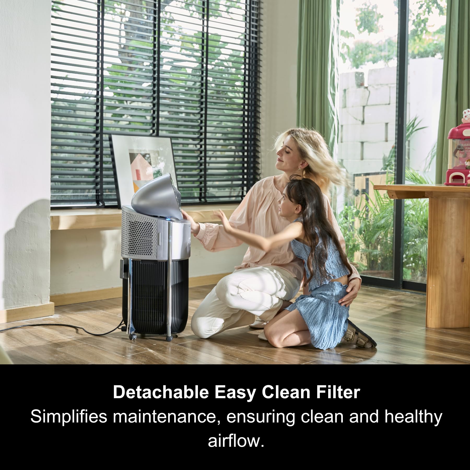 Morphy Richards S1 Pro Ductless 3 in 1 Personal Air Conditioner, Fan & Dehumidifier, Vent Free, Portable, Energy Efficient, Quiet, 3D Oscillation, Remote Control, Easy Clean Filter, 2m Cooling, 824020
